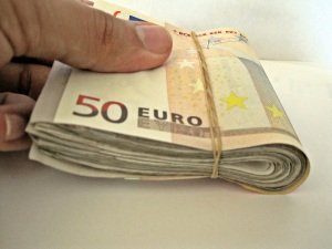 50 Euro Notes for Saving Money in Europe Post