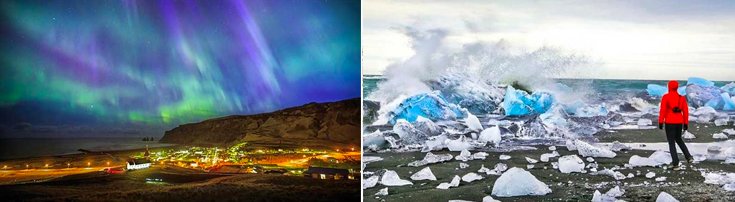 iceland adventure travel northern lights