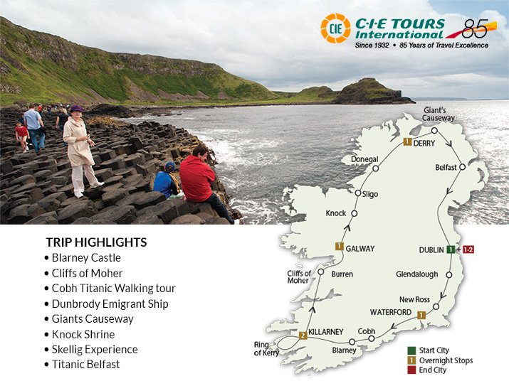 irish adventure tour