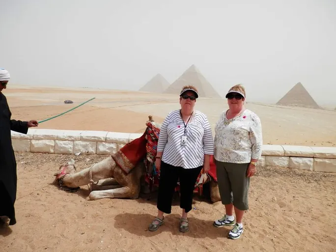 Sisters Ann and Cathy Scott have visited all seven
