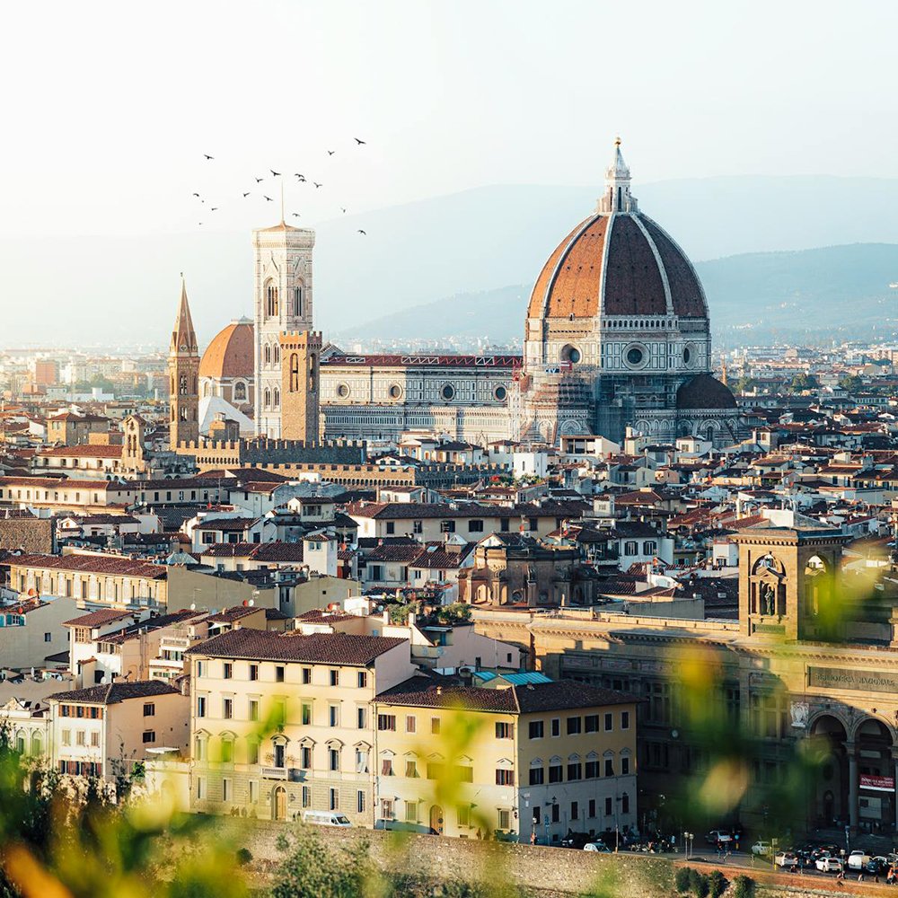 Historic architecture in Florence, Italy