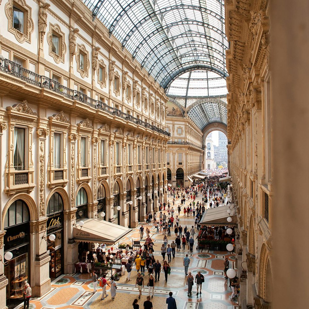 Travel scenery in Milan, Italy