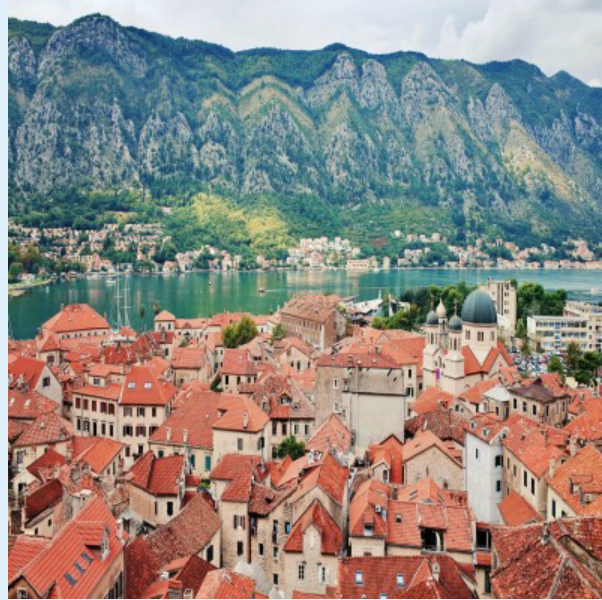 Mountain town in Montenegro