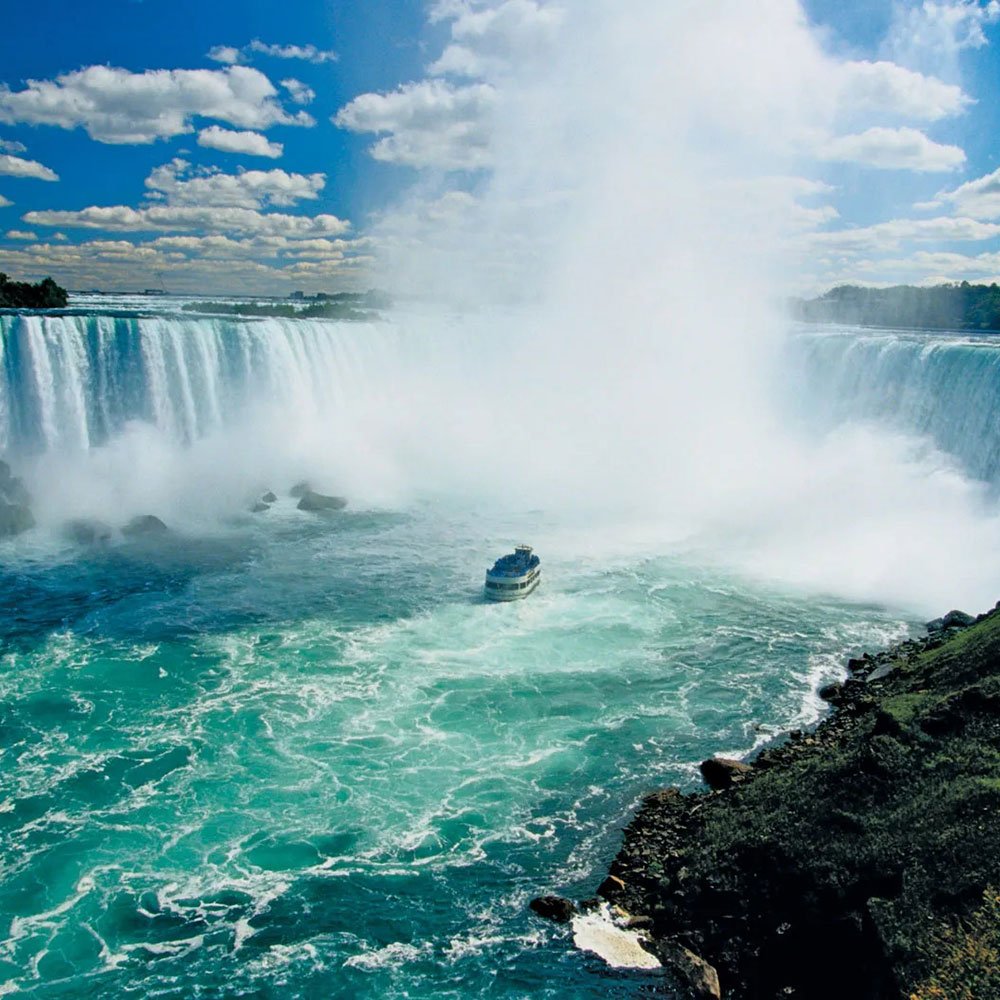 Niagara Falls waterfall and river gorge