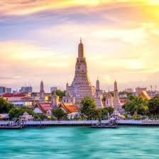 Historic temple architecture in Thailand