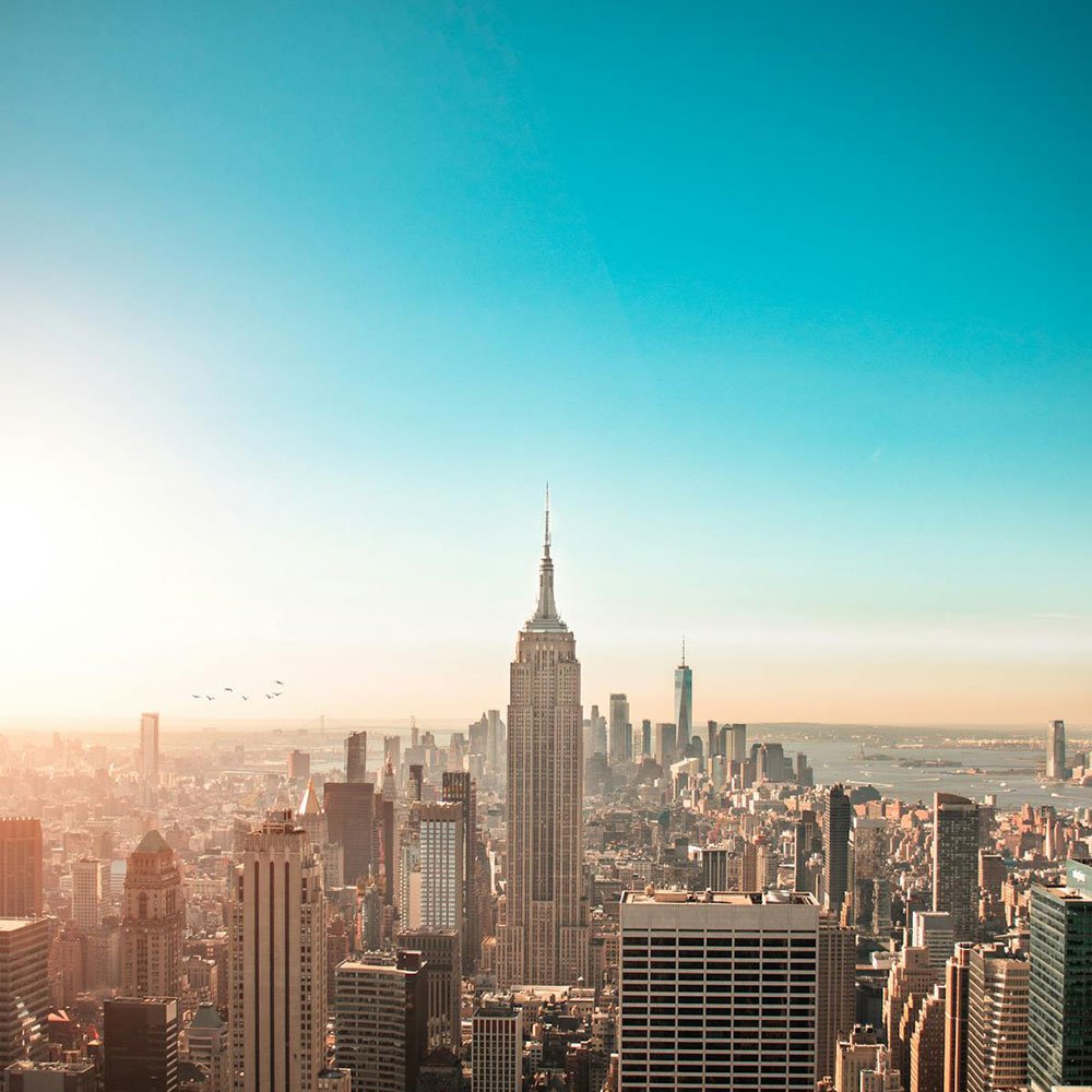 New York City skyline with the Empire State Building