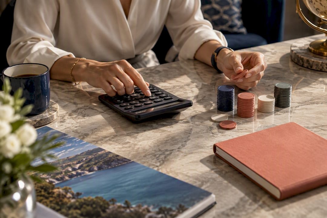 Planner calculating group trip costs
